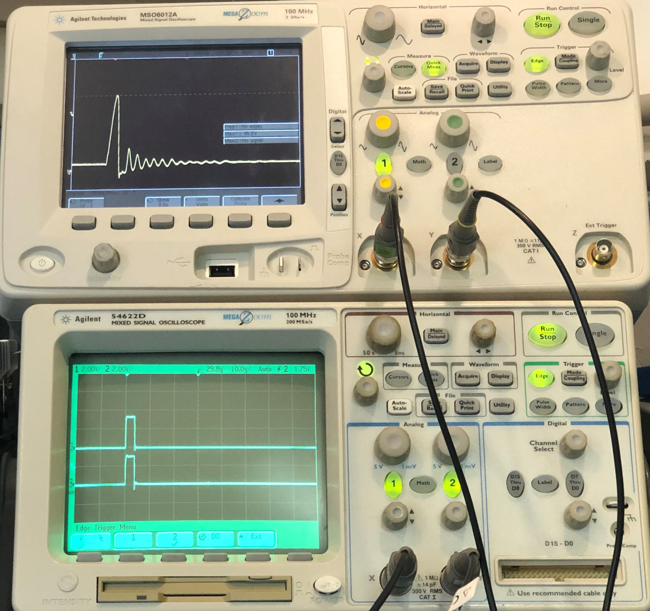 MOSFET Drain on top | PWM signal on both the ESP and Gate below